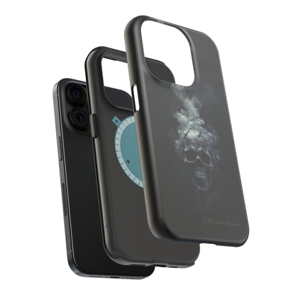 "Ethereal Skull Noir" -MagSafe Tough iPhone Cases