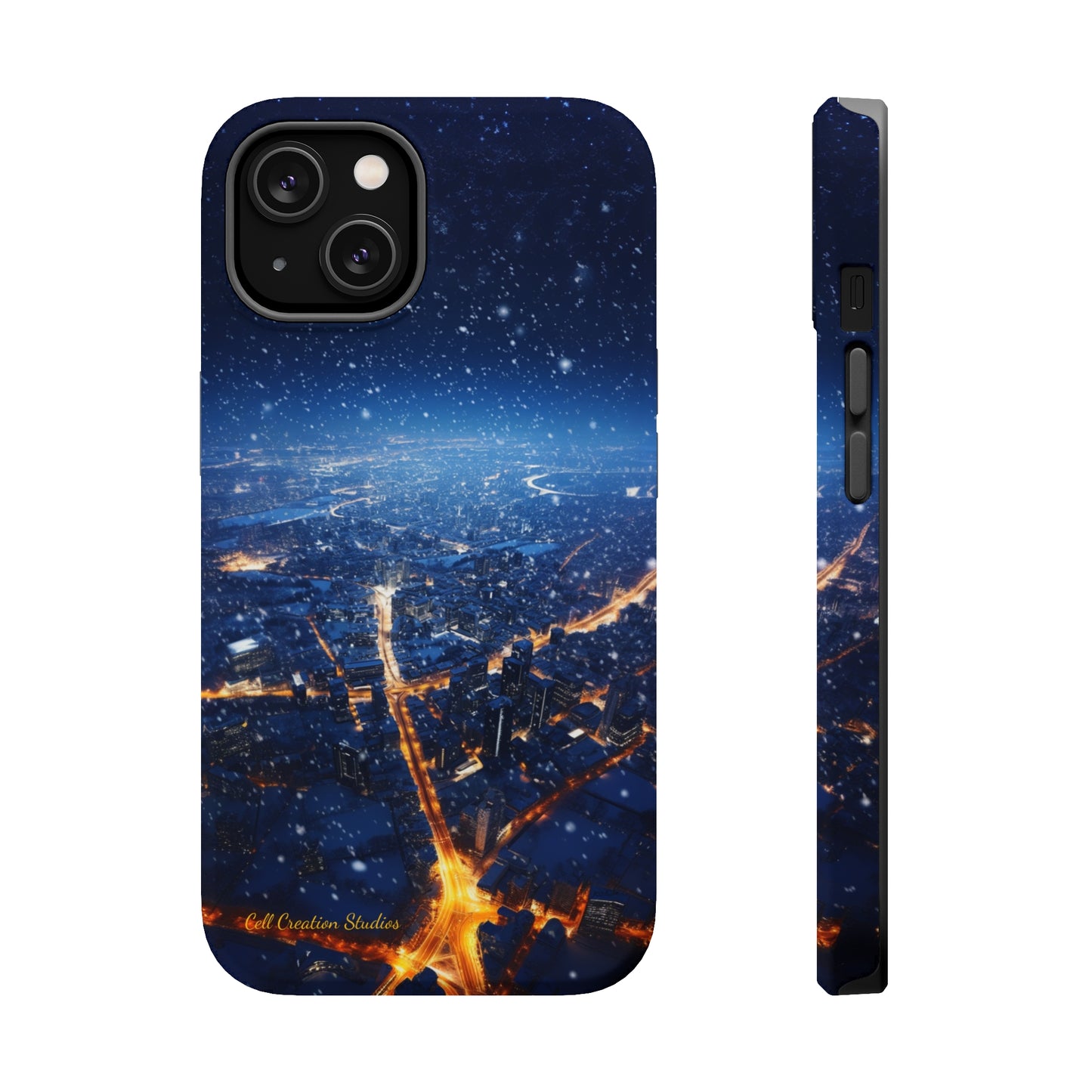 "Urban Snowfall Glow" -MagSafe Tough iPhone Cases