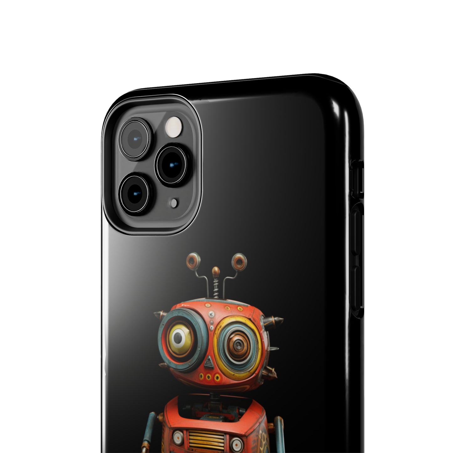 Introducing the "Toy Robot Delight" Cell Phone Case – Embrace Nostalgia with a Playful Robotic Companion! -Tough Phone Cases