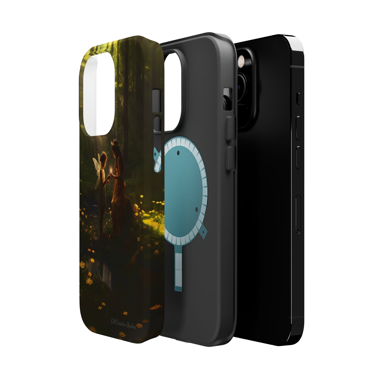 Introducing the "Forest Fairy of Kindness" Cell Phone Case – Where Magic Meets Compassion -MagSafe Tough Cases