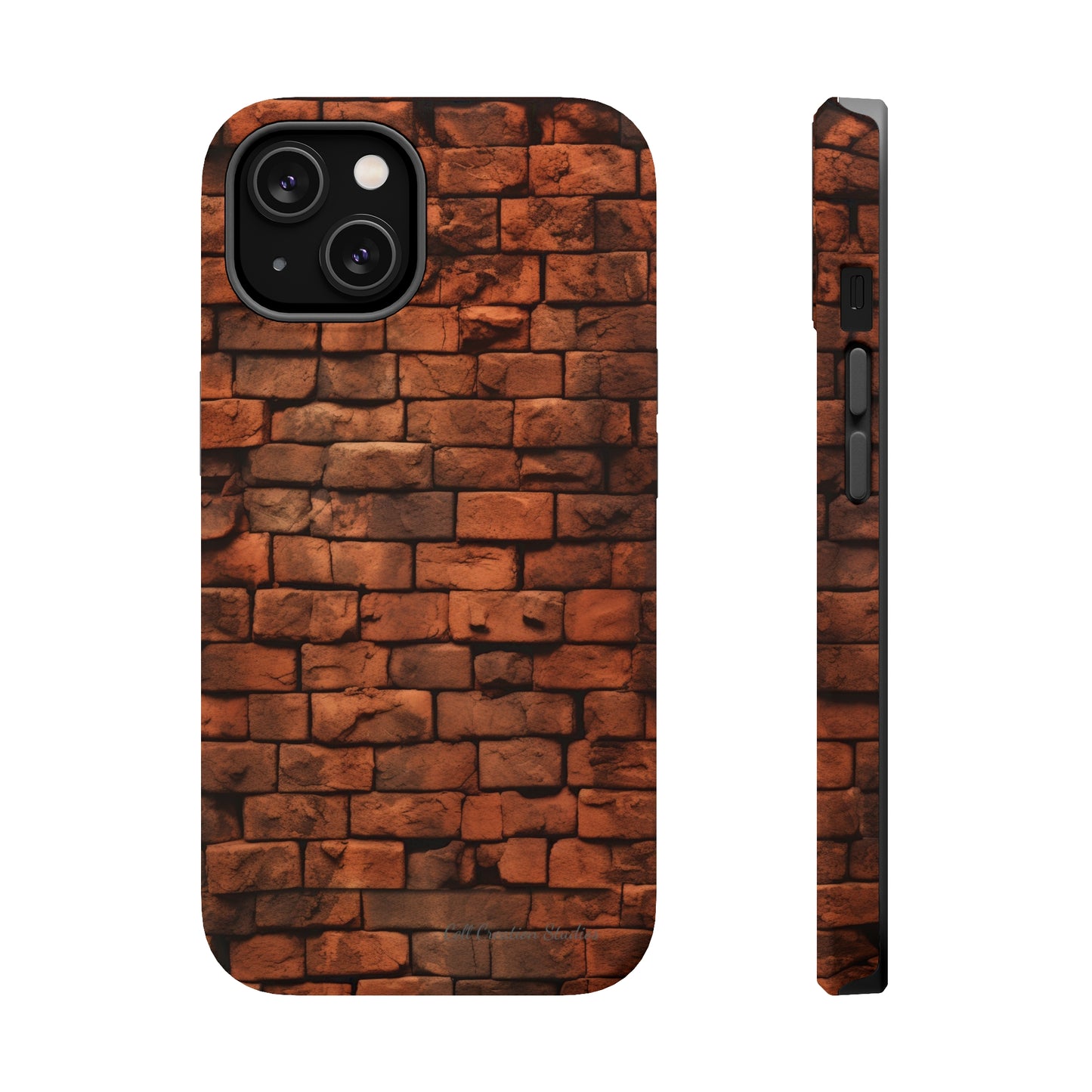 Introducing our "Urban Brick Wall" Cell Phone Case – the perfect blend of urban style and device protection -MagSafe Tough Cases