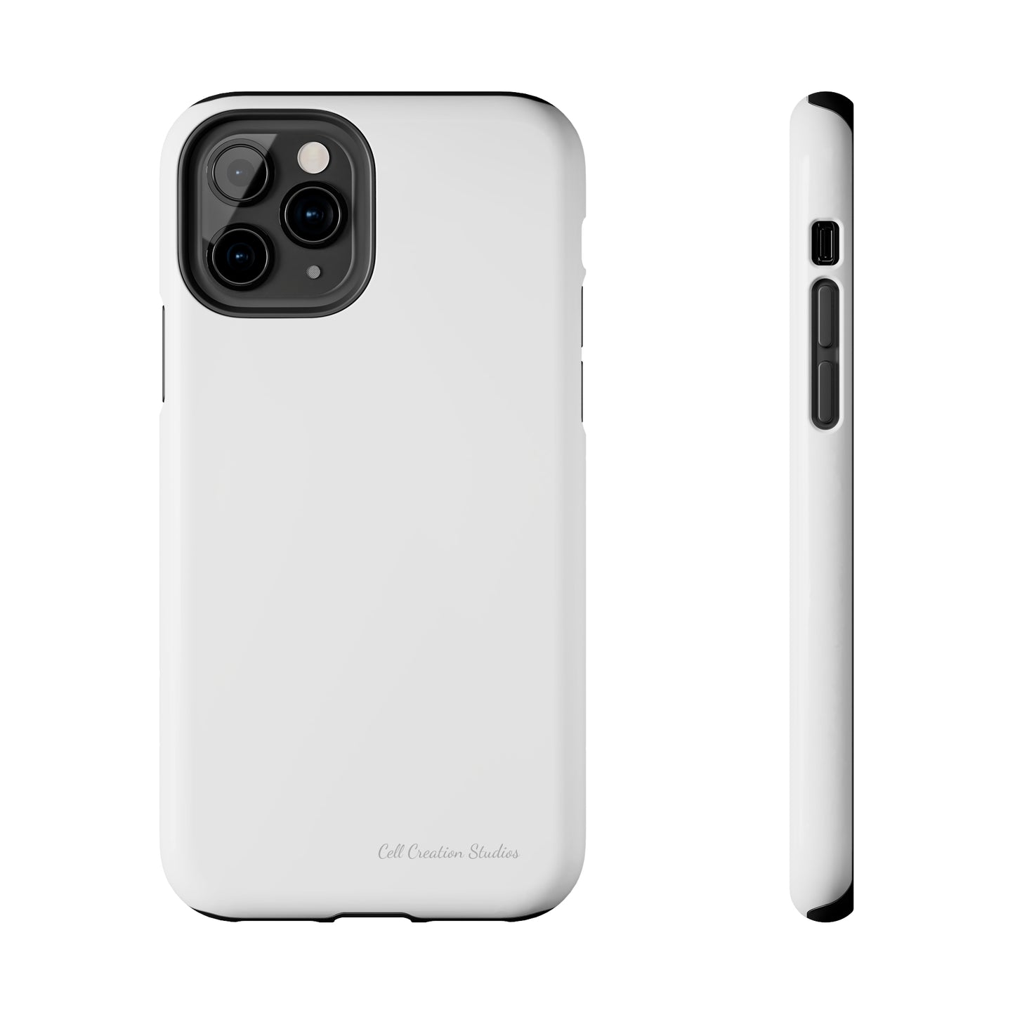 "Pure Elegance White" -Tough iPhone Cases