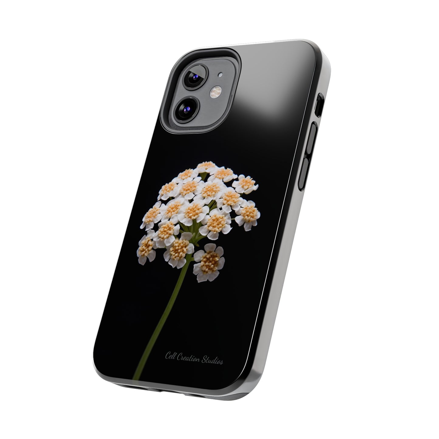 "Elegant Yarrow Bloom" Phone Case -Tough Phone Cases