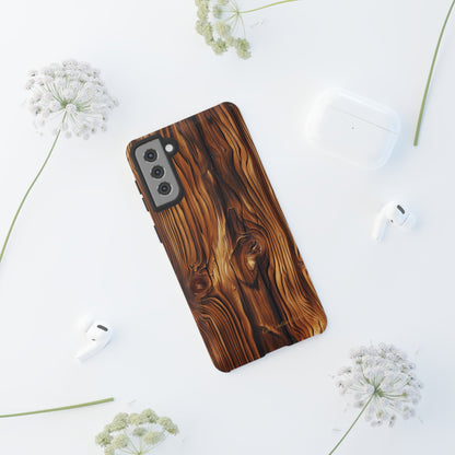 "Wood Grain Elegance" Tough Samsung Galaxy Cases