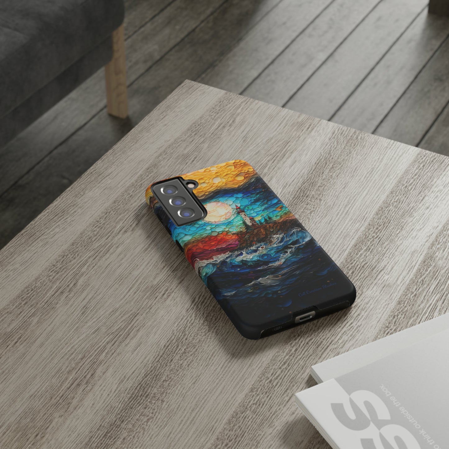 "Coastal Canvas Guardian" -Tough Samsung Phone Cases