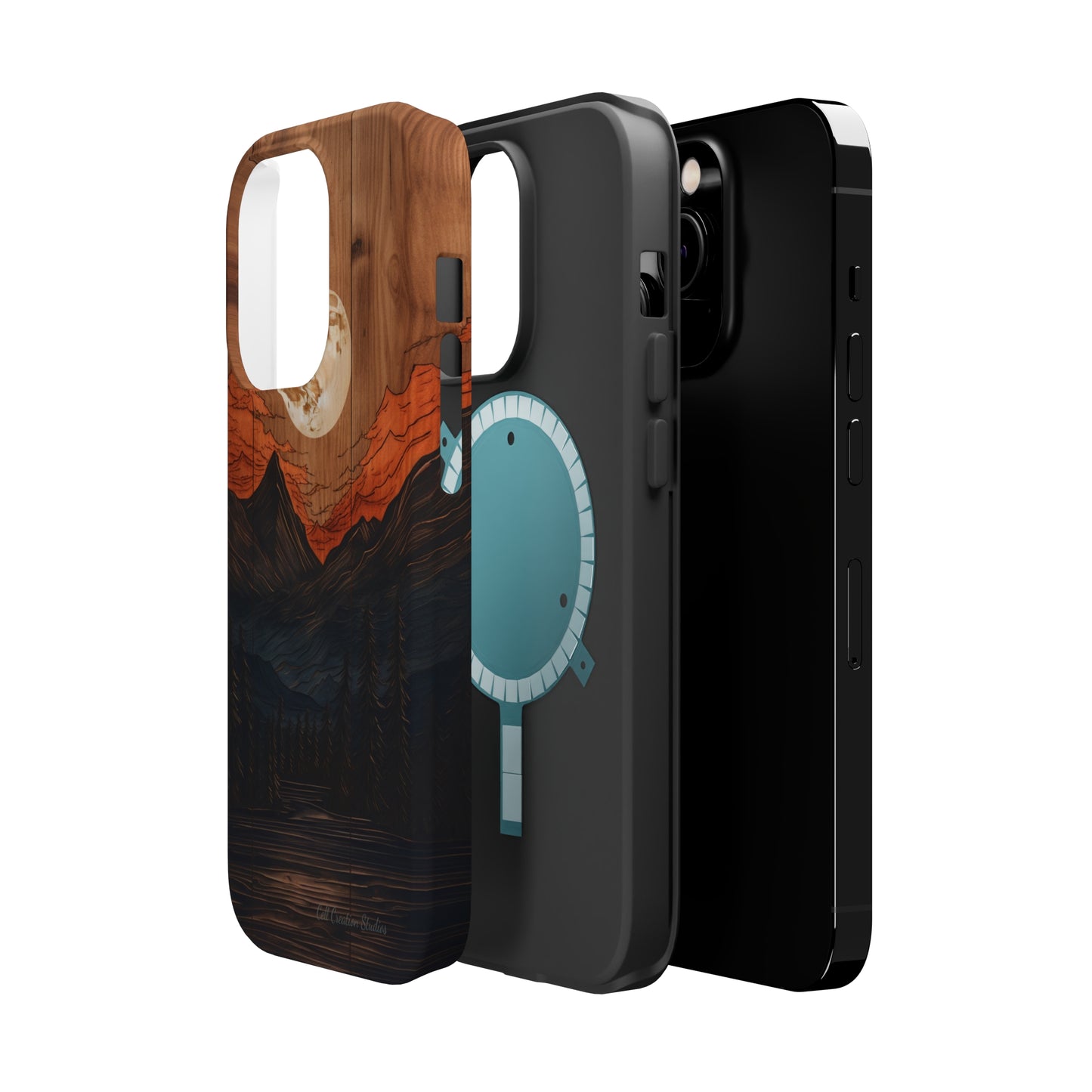 "Elevate Your Style with the Mountain Moonlight Phone Case" -MagSafe Tough Cases