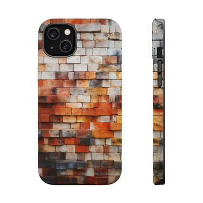 Introducing our "Urban Brickwork" Cell Phone Case – the perfect fusion of style and protection for your device -MagSafe Tough Cases