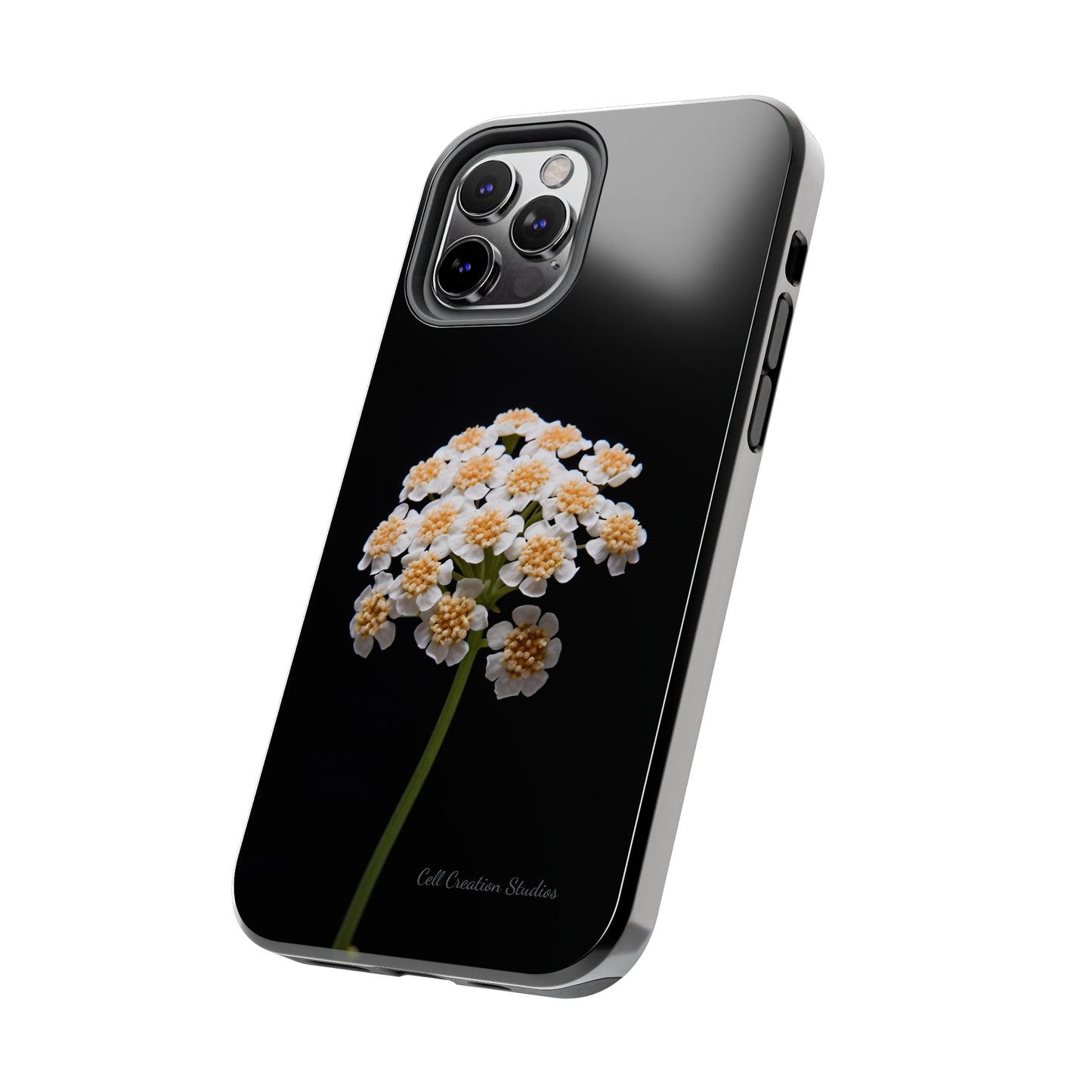 "Elegant Yarrow Bloom" Phone Case -Tough Phone Cases