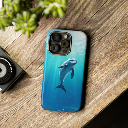 The "Dolphin Serenity" -Tough iPhone Cases