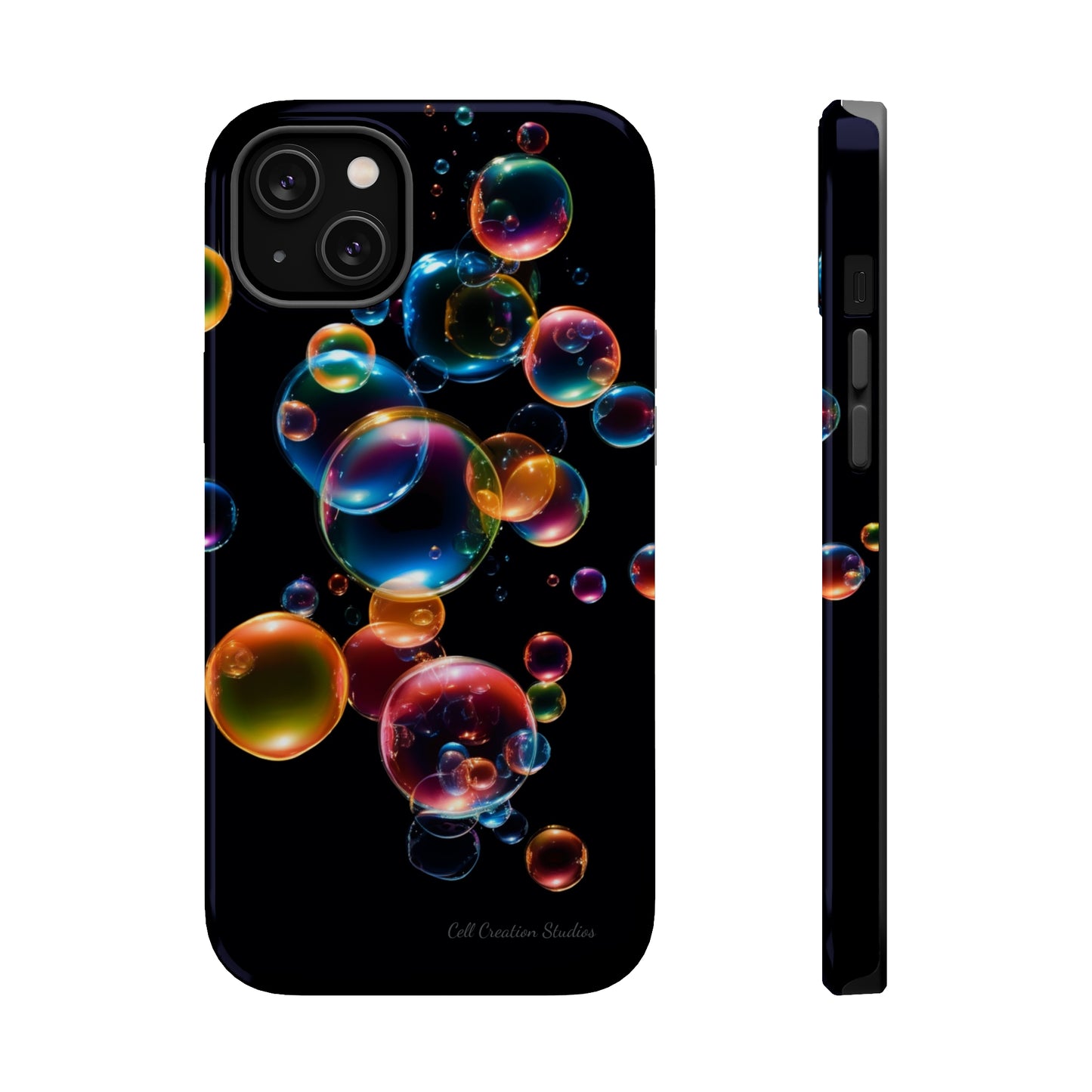 Elevate Your Phone's Aesthetic with our "BubbleBurst" Cell Phone Case -MagSafe Tough Cases