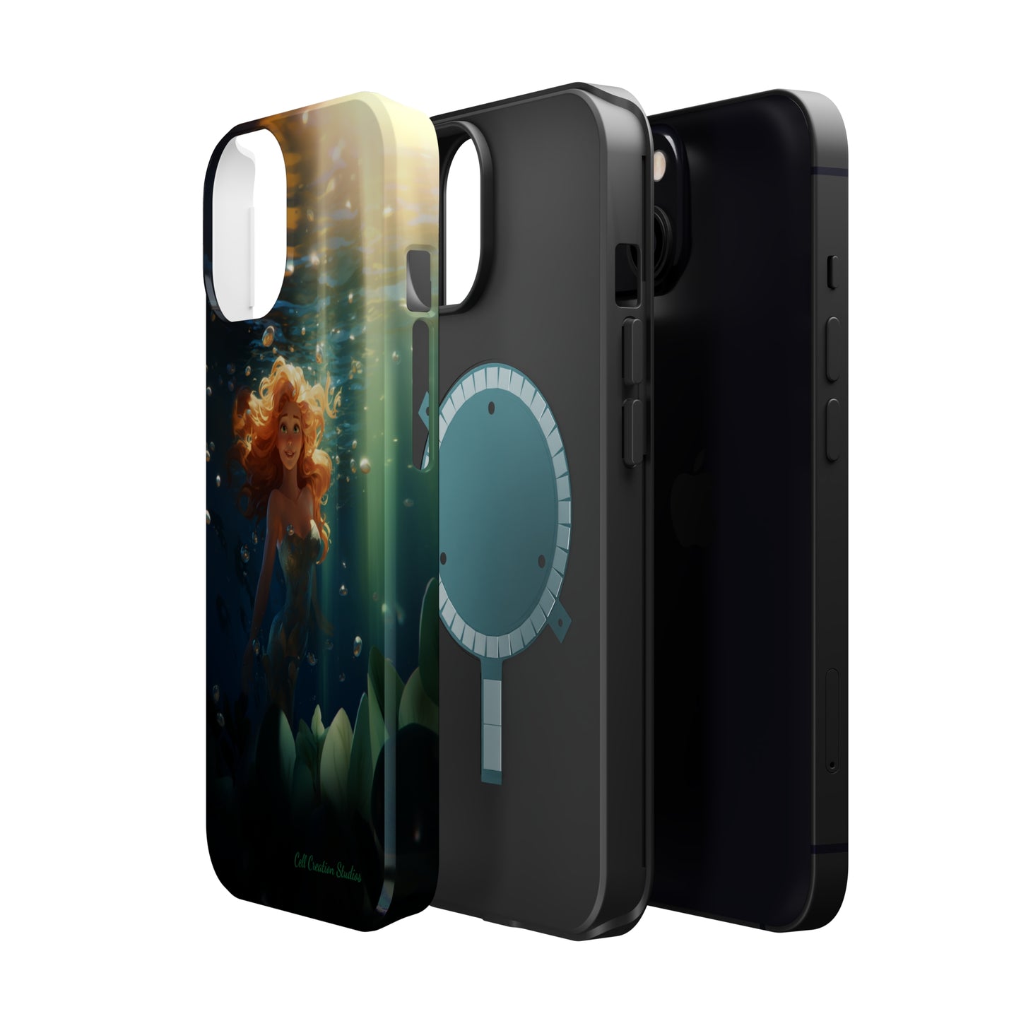Dive into Enchantment with Our "Ariel Little Mermaid" Phone Case -MagSafe Tough Cases