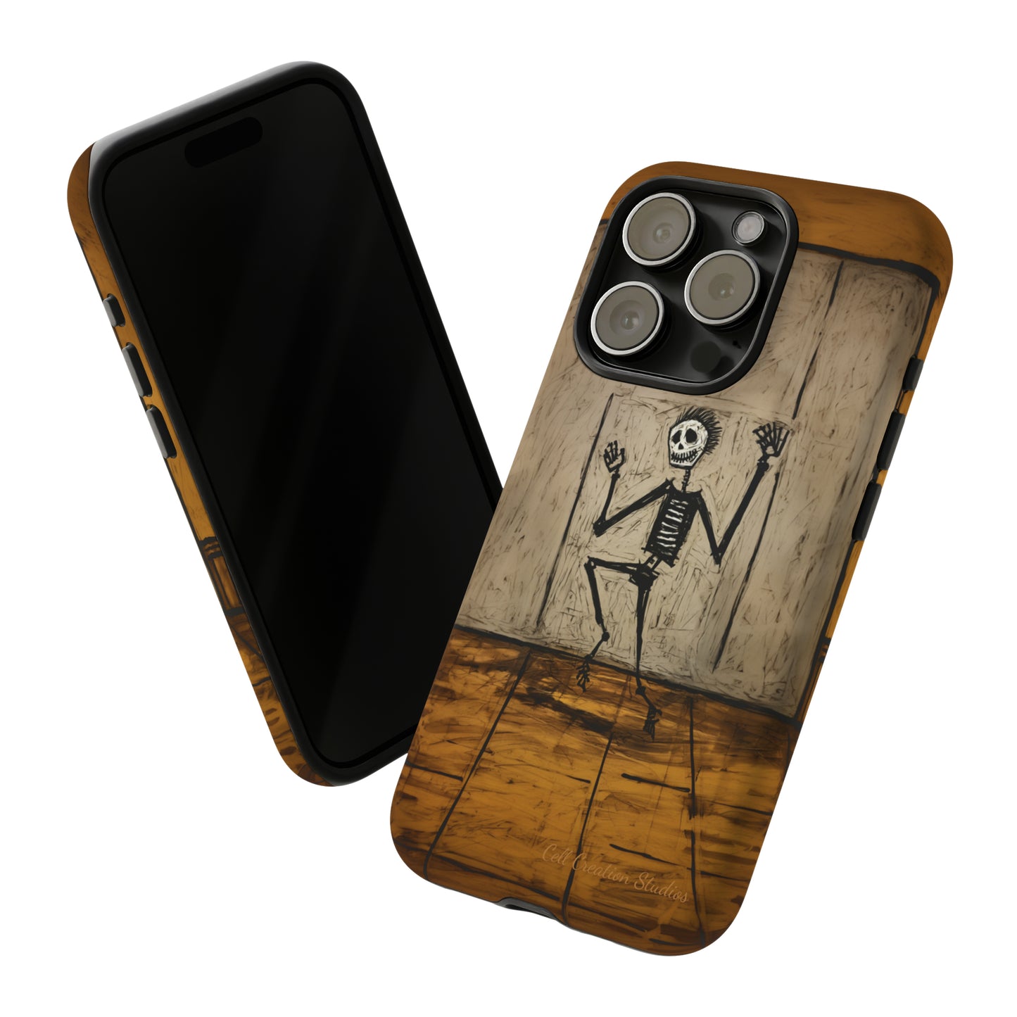 "Groovy Bones Skeleton" -Tough iPhone Cases