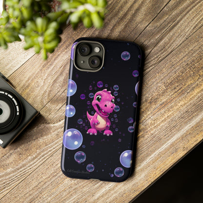 "Dino Glam" Glitter Dinosaur Phone Case -Tough Cases