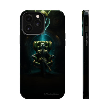 Introducing the "Galactic Advisor" Cell Phone Case - Embrace Alien Wisdom -MagSafe Tough Cases