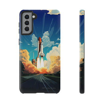 Introducing the "NASA Space Shuttle Launch" Cell Phone Case - Elevate Your Style to New Heights -Tough Cases