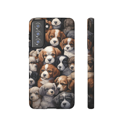 "Puppy Pile" Cuddles Phone Case -Tough Cases