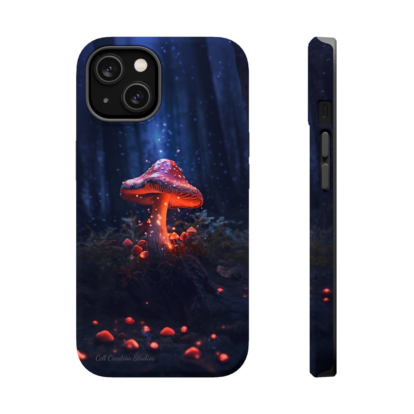 Introducing the "Enchanted Magic Mushroom" Cell Phone Case – Unveil the Mystical Realm -MagSafe Tough Cases