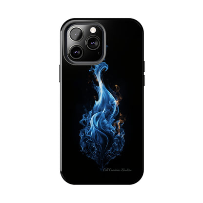 "Blue Flame" Phone Case: Ignite Your Style with Fiery Elegance -Tough Phone Cases