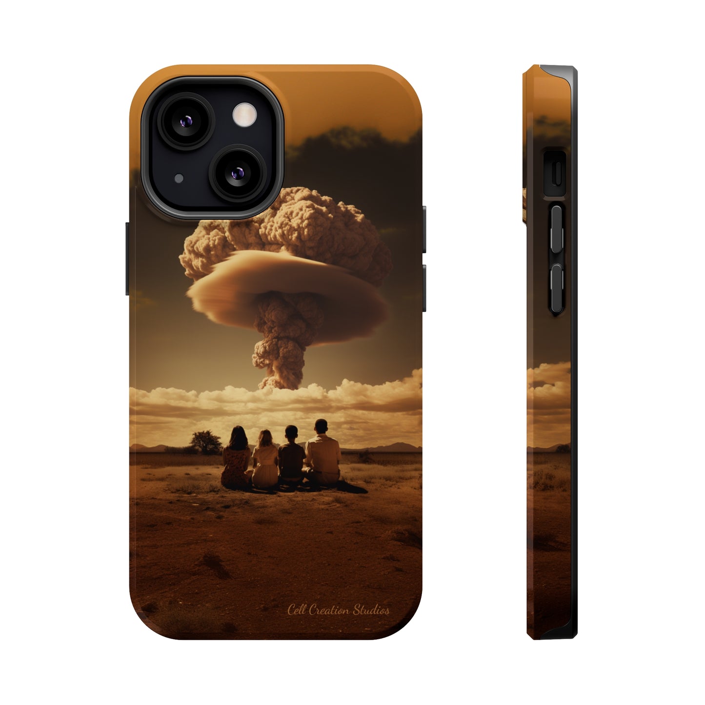 Introducing our "Skywatchers" Cell Phone Case - A Thought-Provoking Design -MagSafe Tough Cases