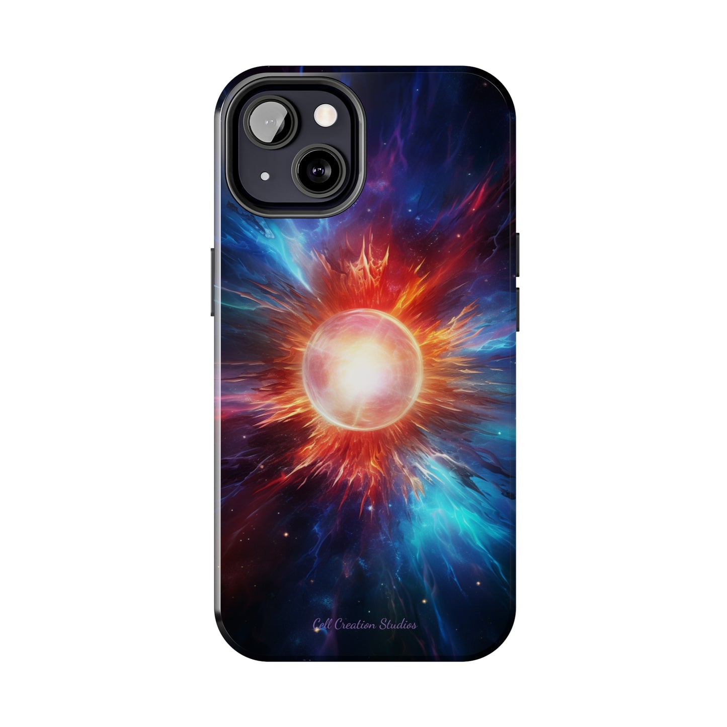 Introducing the "Stellar Cataclysm" Cell Phone Case – Capture the Cosmic Drama of a Neutron Star Explosion! -Tough Phone Cases