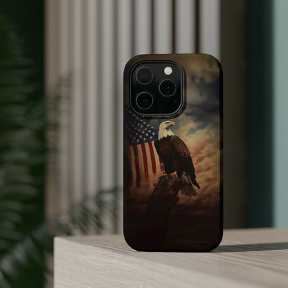 Introducing the "Patriot's Pride" Cell Phone Case – Soar with the American Eagle in Style -MagSafe Tough Cases