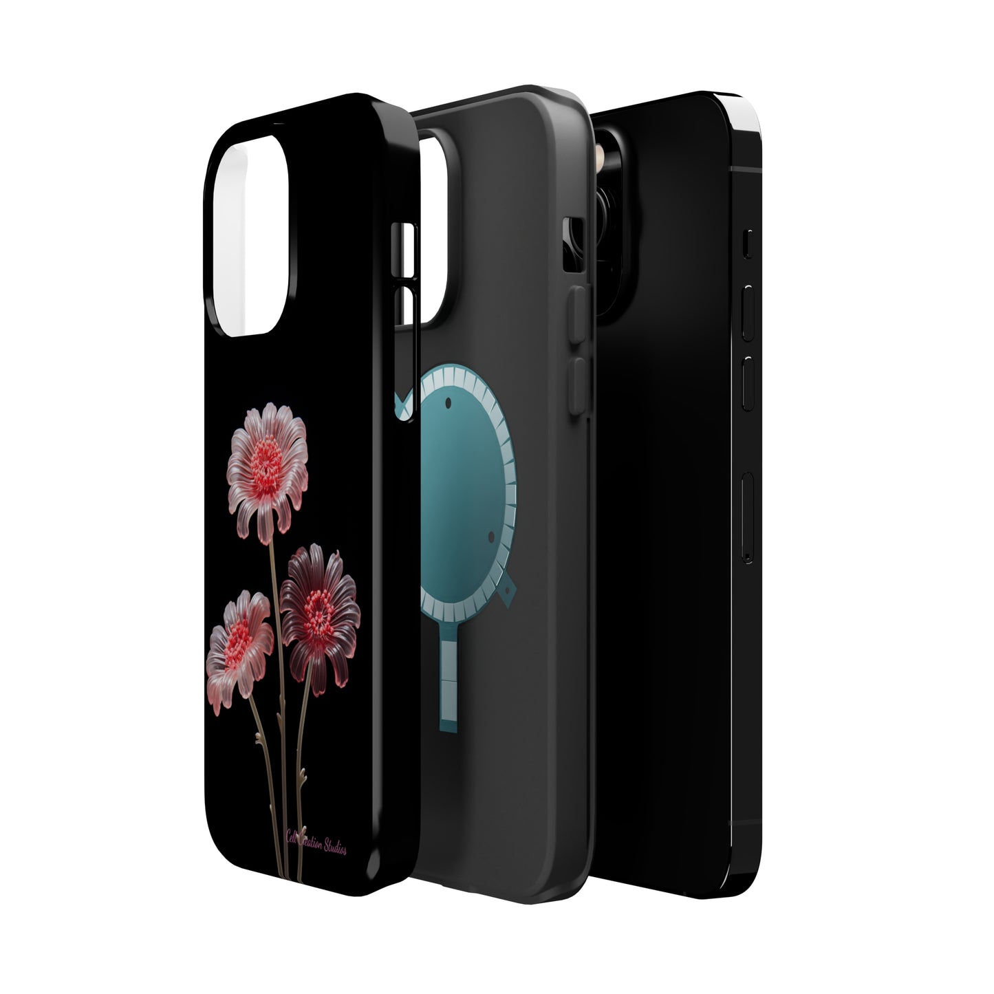 The "Desert Rose Glass Blossom" Phone Case -MagSafe Tough Cases