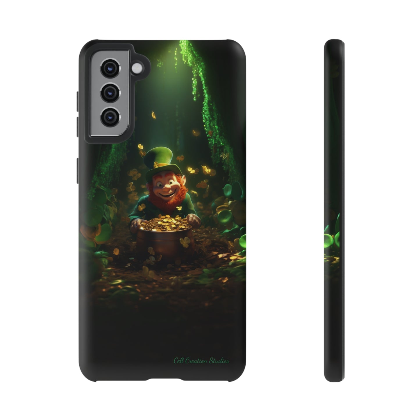 Introducing the "Leprechaun's Pot of Gold" Cell Phone Case – A Touch of Irish Charm -Tough Cases