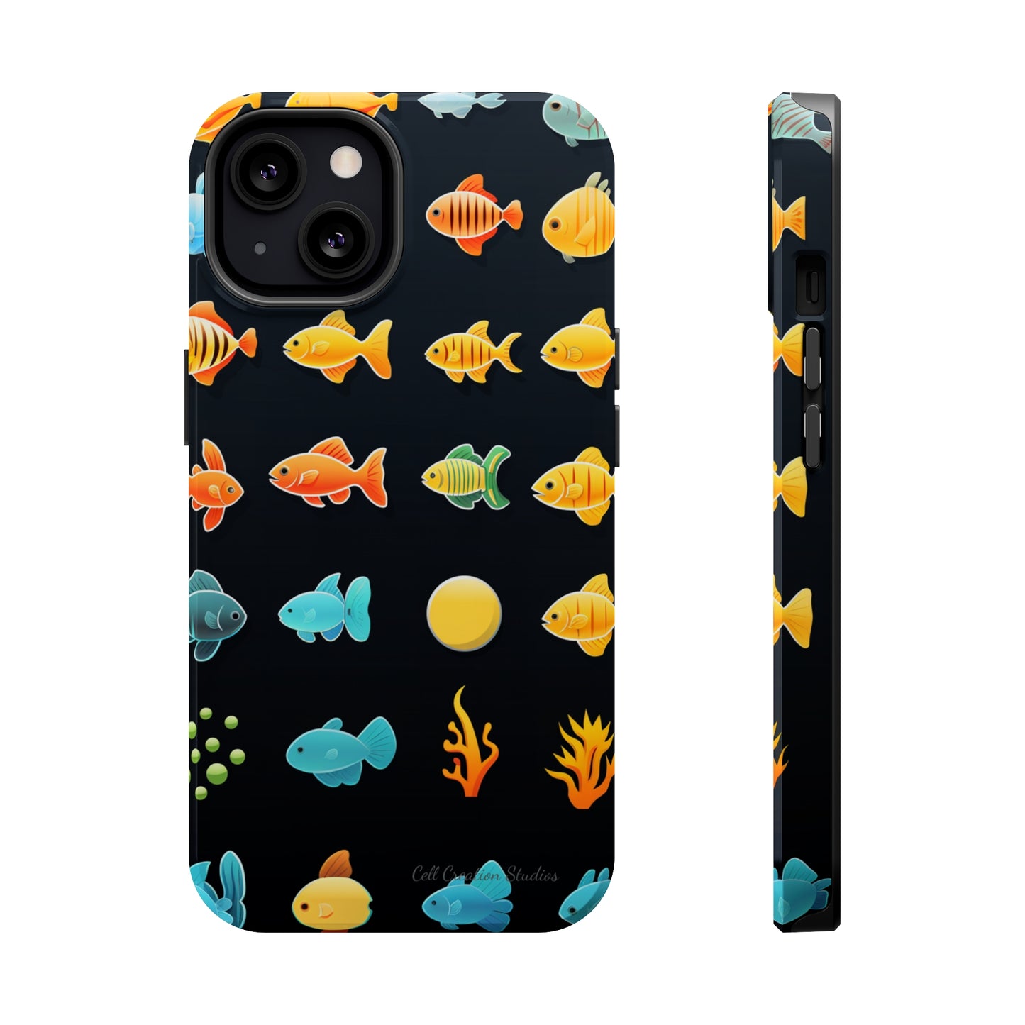 "AquaArt Fish" -MagSafe Tough Phone Cases