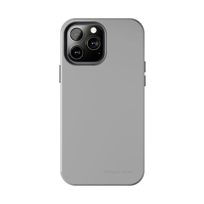 "Sleek Silver Essence" -Tough iPhone Cases