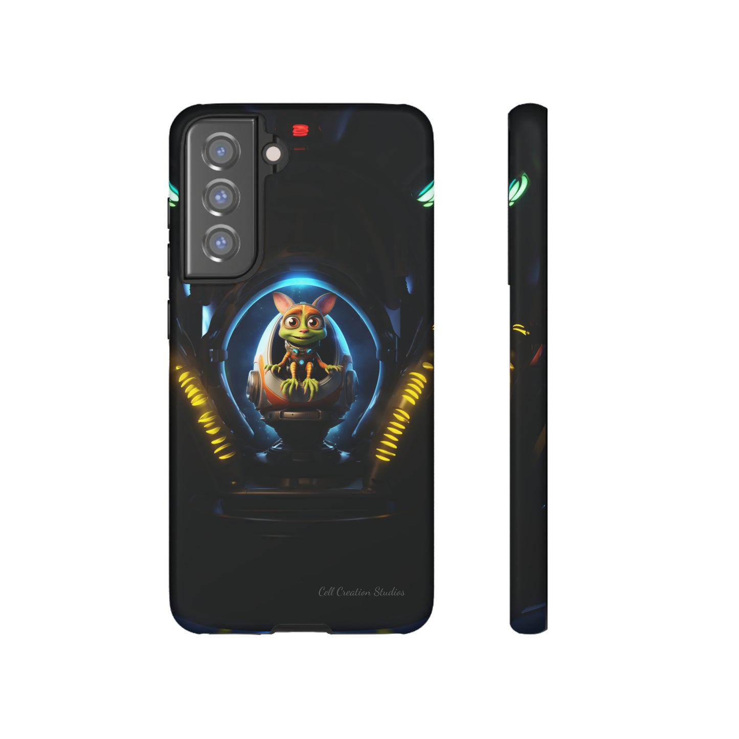 The "Galactic Explorer Alien Spaceship" Phone Case -Tough Cases