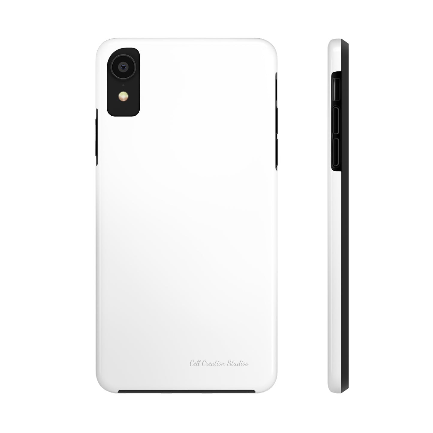 "Pure Elegance White" -Tough iPhone Cases