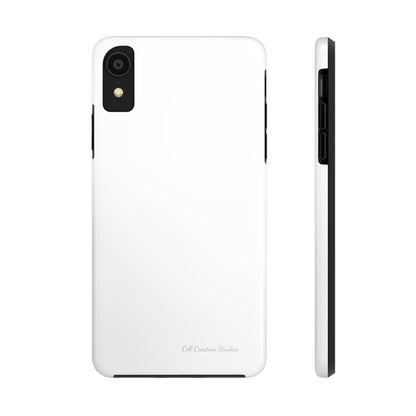 "Pure Elegance White" -Tough iPhone Cases