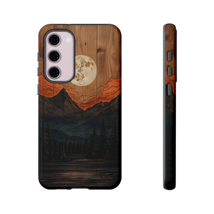 "Elevate Your Style with the Mountain Moonlight Phone Case" -Tough Cases