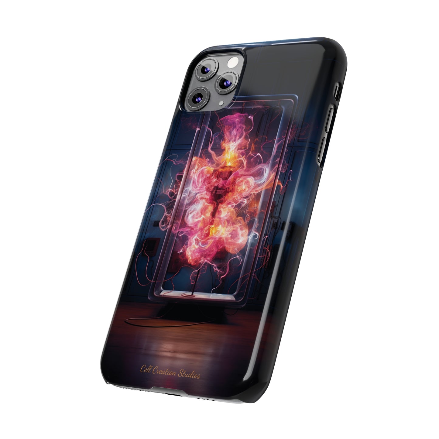 Introducing the "Ethereal Ember" Cell Phone Case – Capturing the Essence of Mystery -Slim Phone Cases