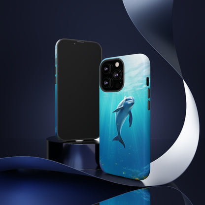 The "Dolphin Serenity" -Tough iPhone Cases