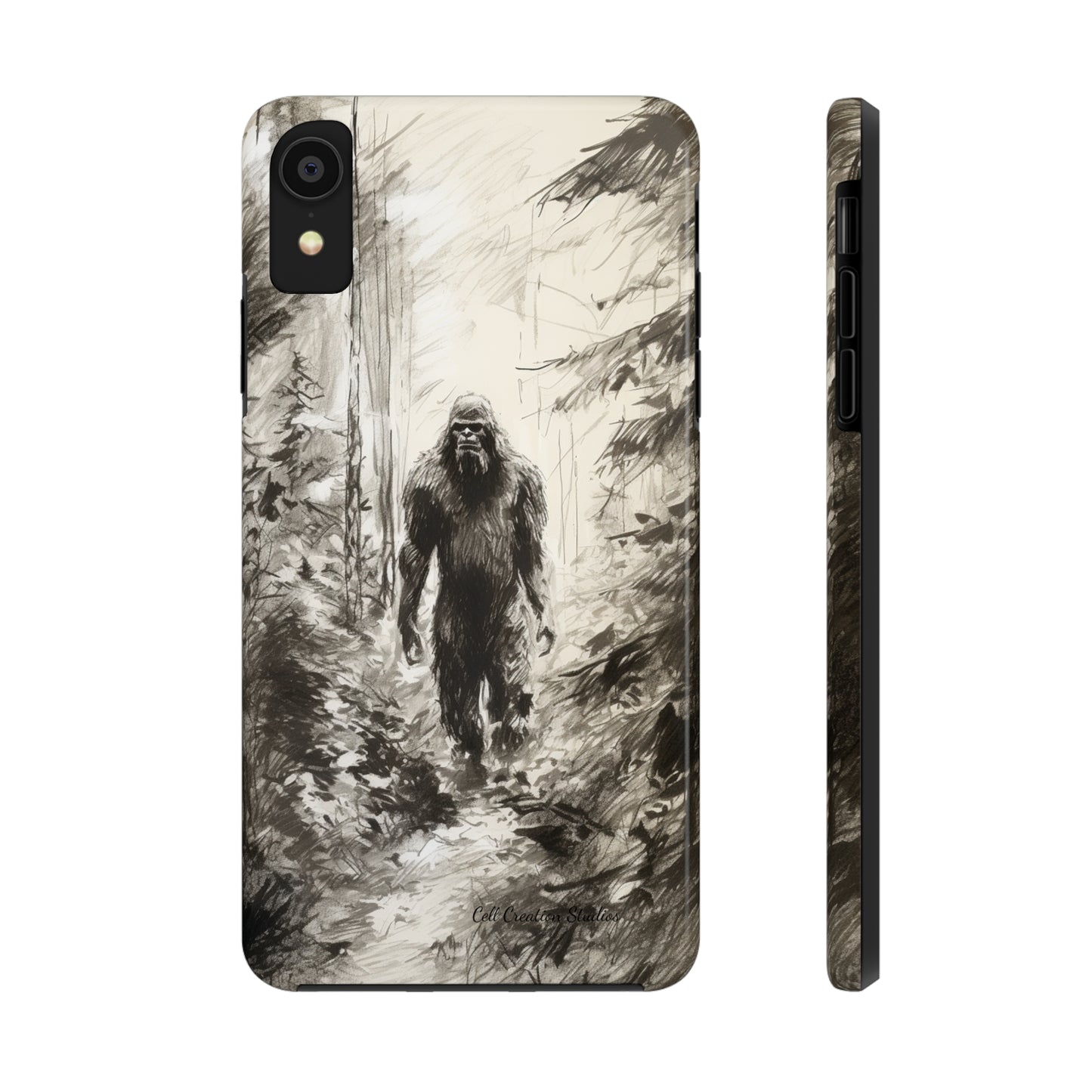 "Bigfoot in the Wilderness" Cell Phone Case – Encounter Bigfoot's Mystery -Tough Phone Cases