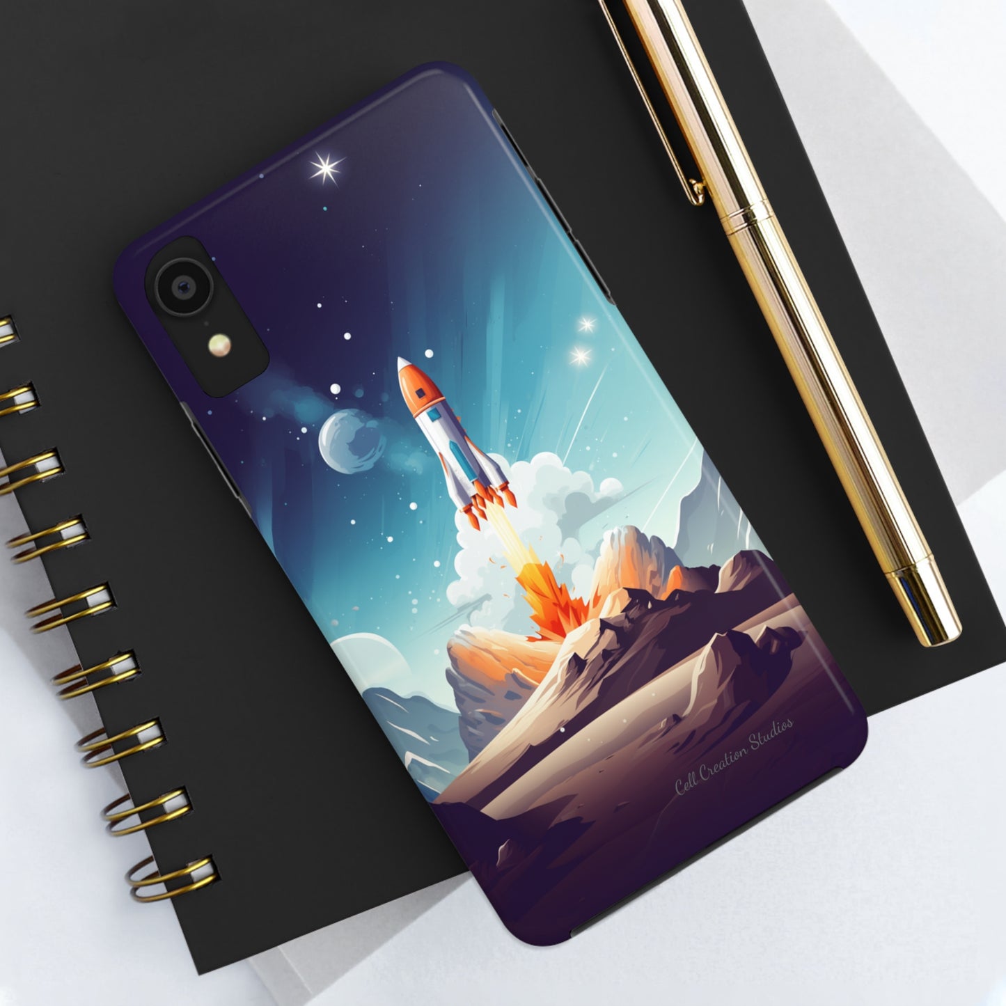 Introducing our "Galactic Odyssey" Cell Phone Case – Launch Your Device into Adventure -Tough Phone Cases