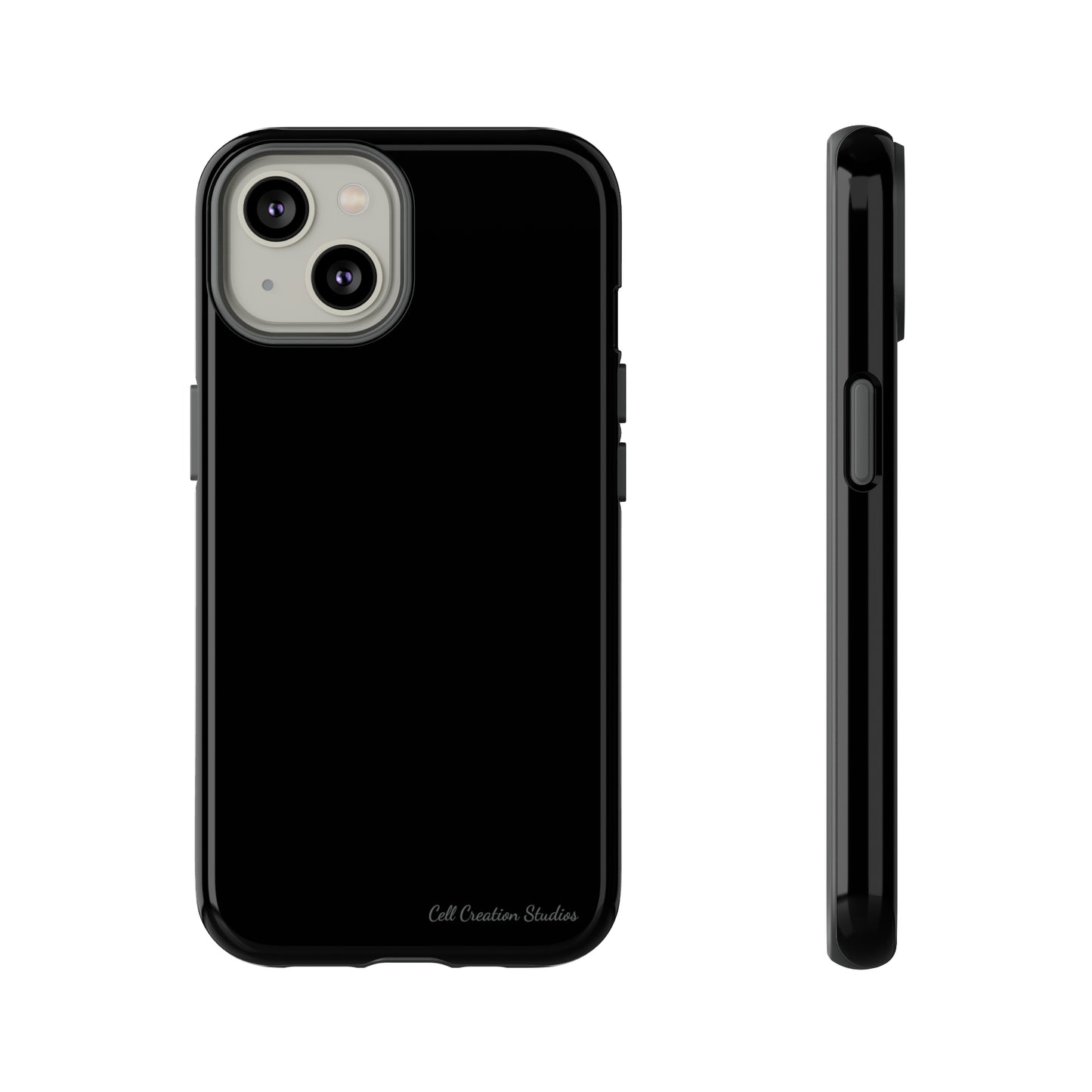 "Stealth Black Defender" -Tough iPhone Cases