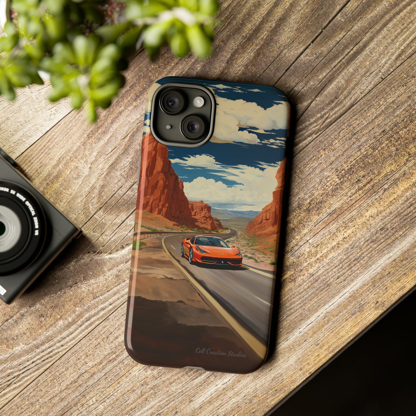 "Desert Racer Ferrari Edition" -Tough iPhone Cases