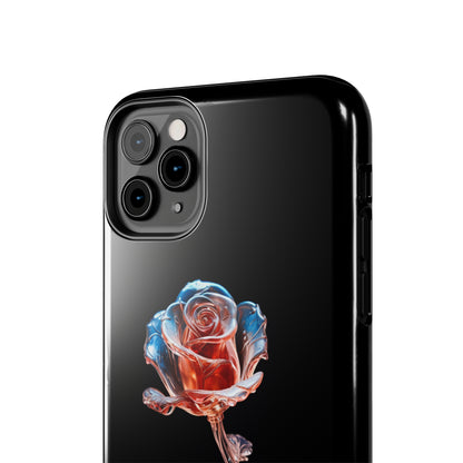 The "Glass Rose Elegance" Phone Case -Tough Phone Cases