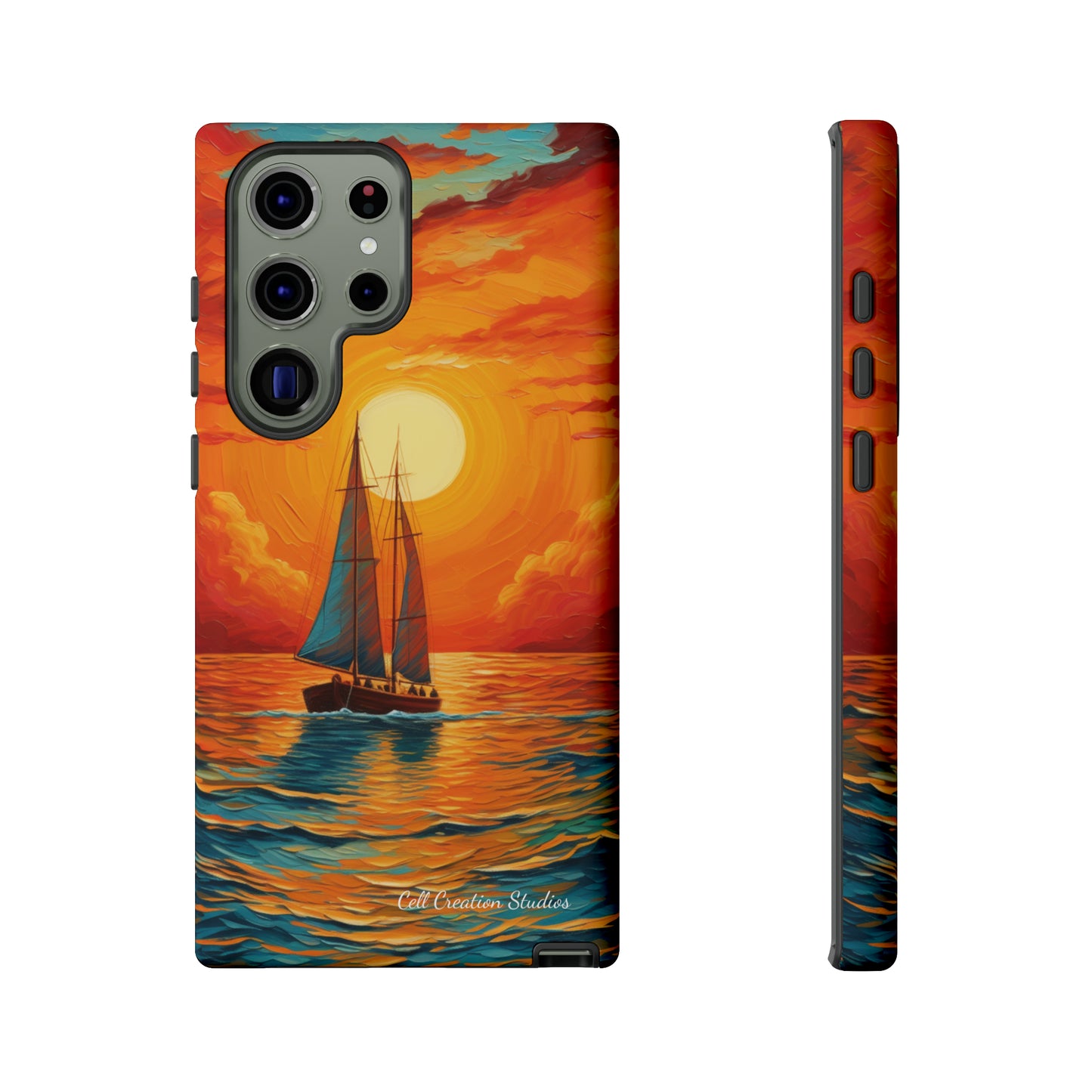 "Sailboat Sunset" - Tough Samsung Cases