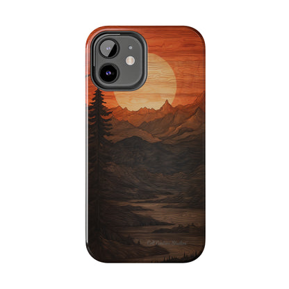 The "Sunset Mountains" Phone Case -Tough Phone Cases