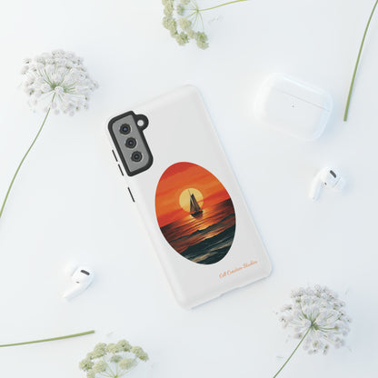 "Sailboat Sunset Serenity" -Tough Samsung Cases