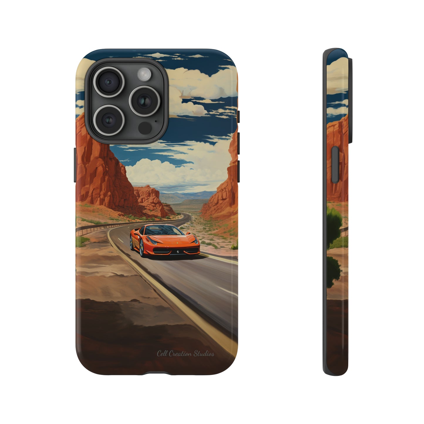 "Desert Racer Ferrari Edition" -Tough iPhone Cases