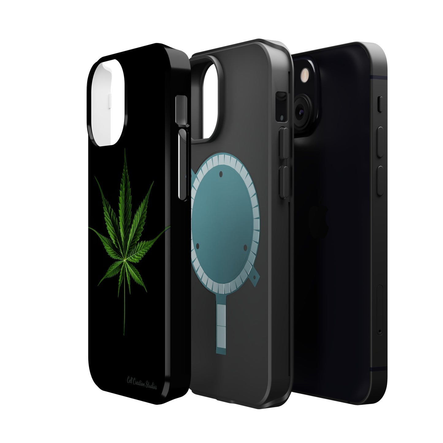 "Cannabis Chic" Marijuana Leaf Phone Case -MagSafe Tough Cases