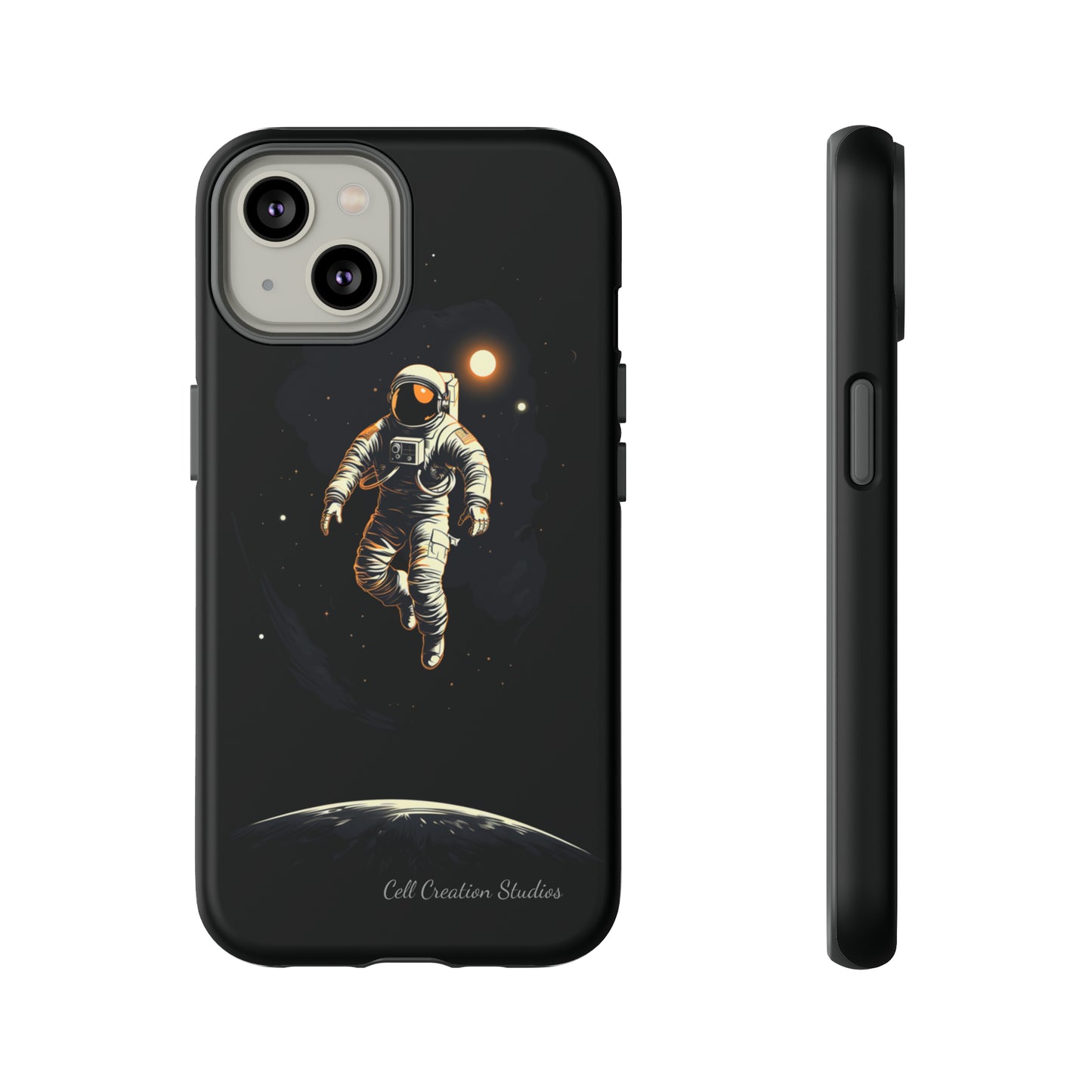 "Cosmic Explorer Astronaut" -Tough iPhone Cases