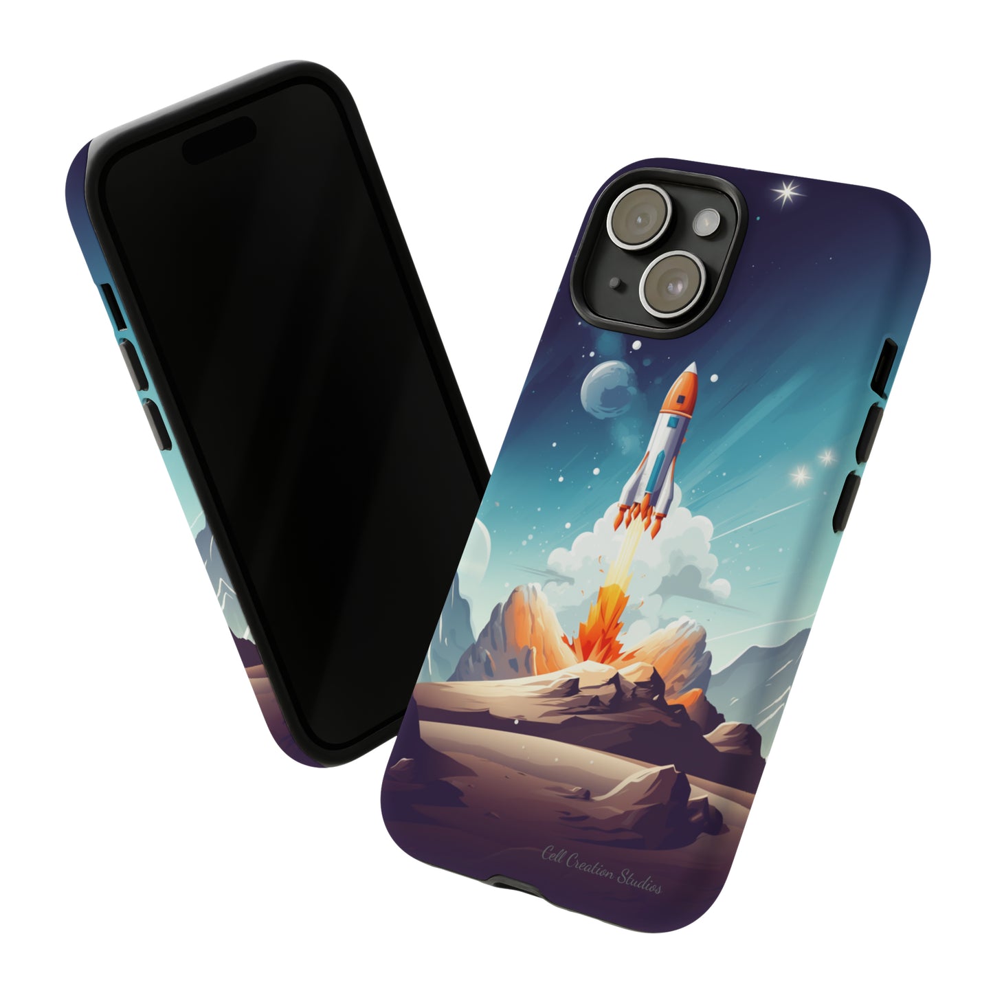 Introducing our "Galactic Odyssey" Cell Phone Case – Launch Your Device into Adventure -Tough Cases