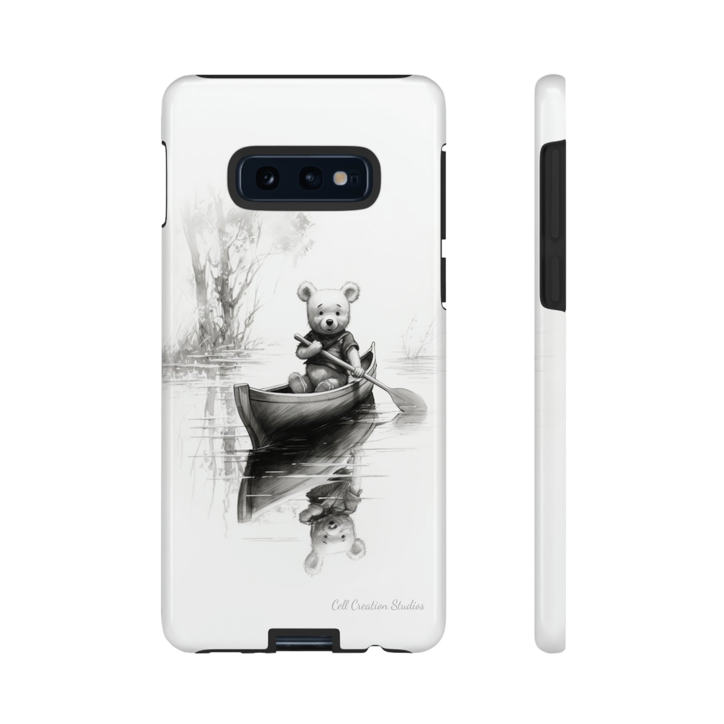 "Winnie-the-Pooh Rowing" Phone Case -Tough Cases