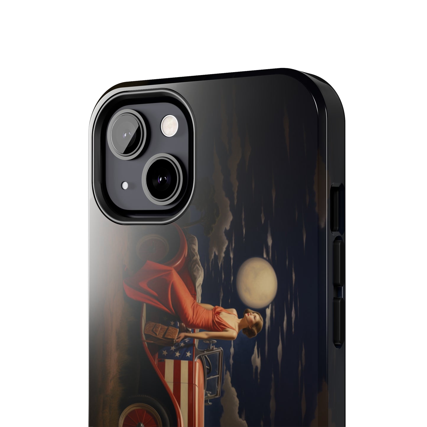 Introducing the "Desert Dreamer - 1920s Americana" Cell Phone Case – Embrace Nostalgic Elegance with Vintage Desert Charm -Tough Phone Cases