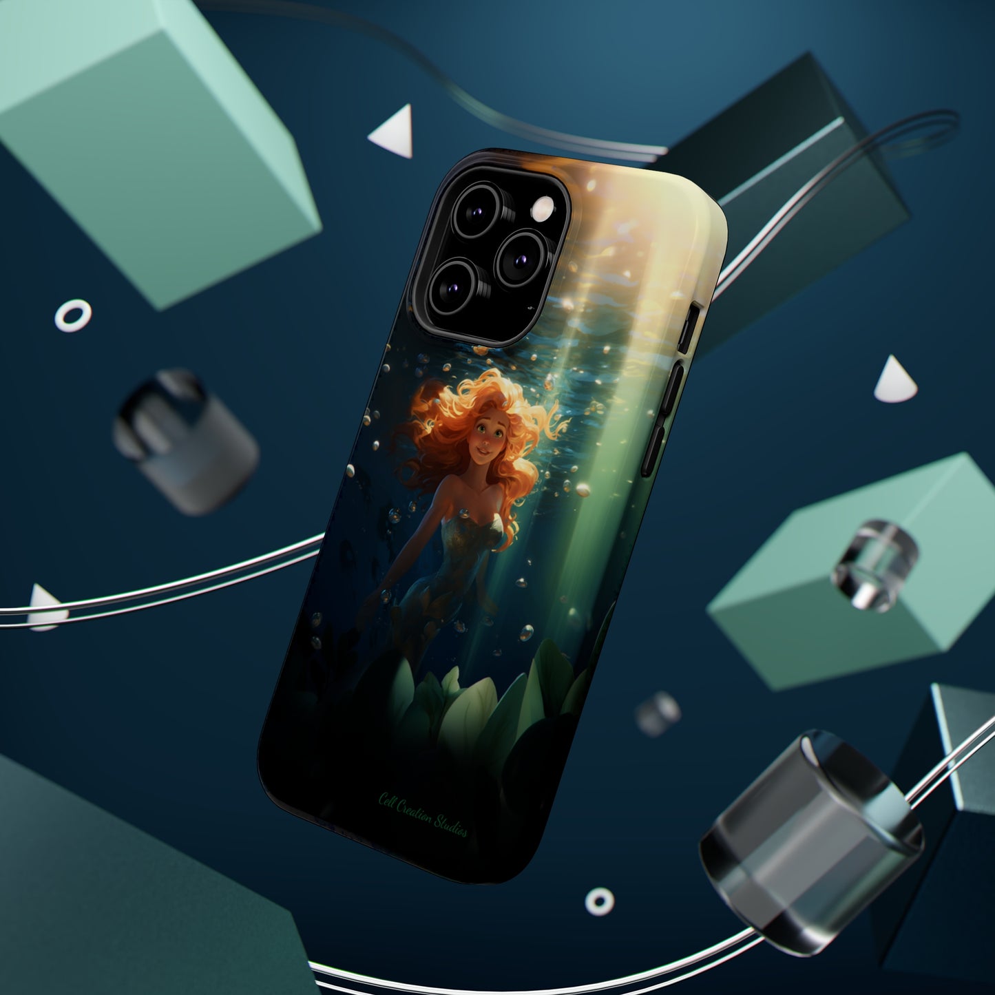 Dive into Enchantment with Our "Ariel Little Mermaid" Phone Case -MagSafe Tough Cases